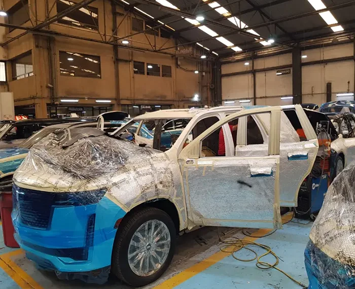 Armored SUV In Process
