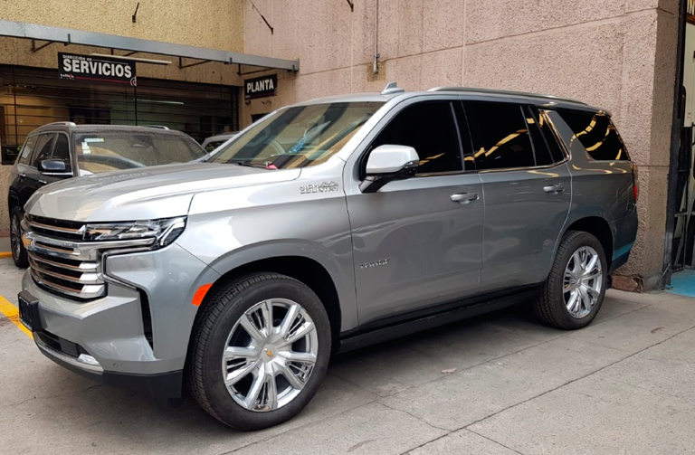 Armored Chevrolet Tahoe Silver