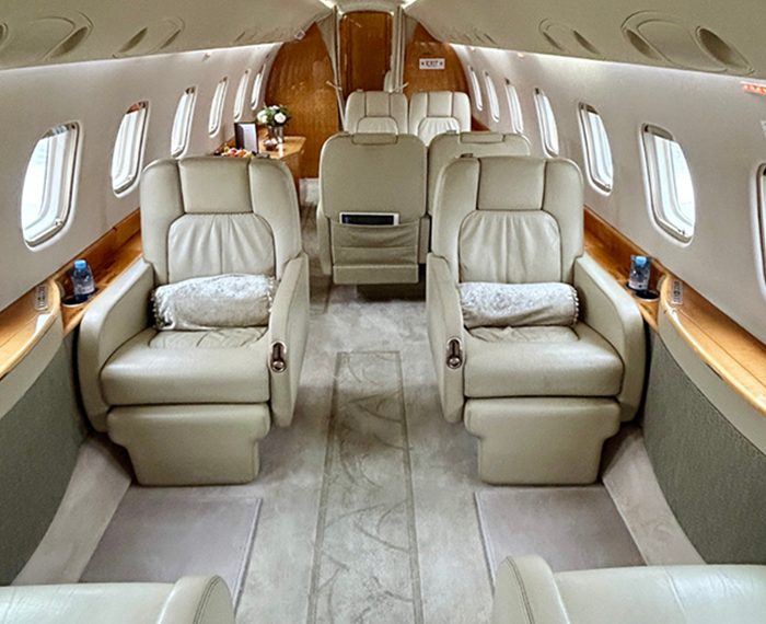 Private Jets Hawker 650 - 800