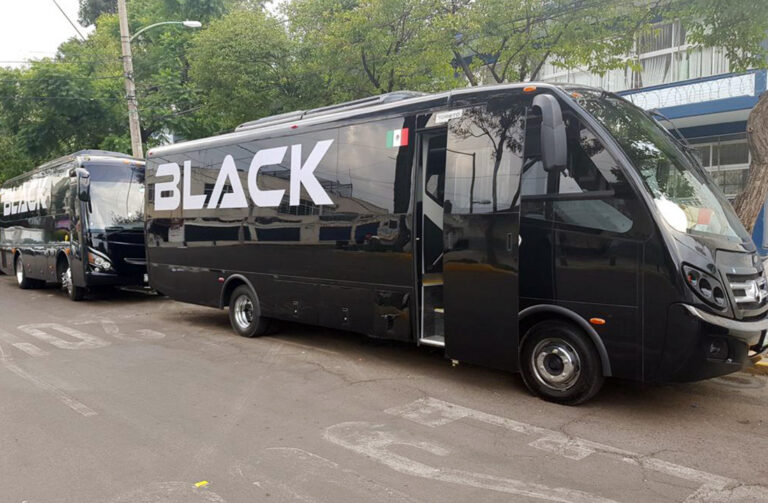 Mercedes Black Bus 29 Ft.